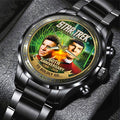 Star Trek 60th Anniversary Black Stainless Steel Watch - TMTHU7844