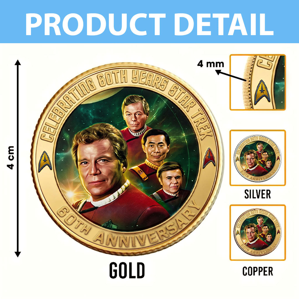 Star Trek 60th Anniversary Commemorative Coin – TMTHU8044