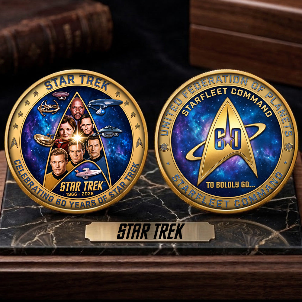 Star Trek 60th Anniversary Commemorative Coin – TMTHU8148
