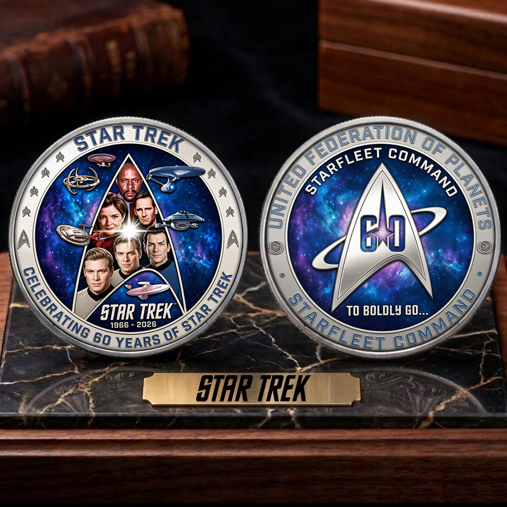 Star Trek 60th Anniversary Commemorative Coin – TMTHU8148