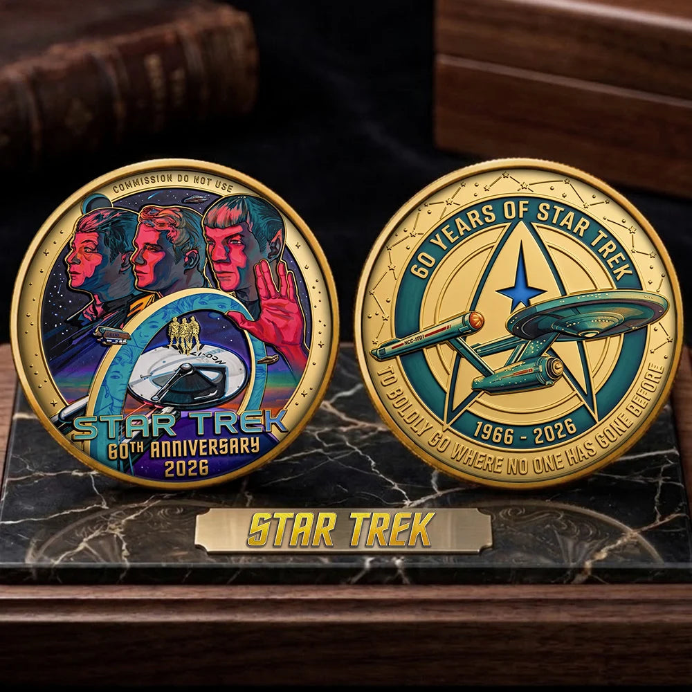 Star Trek 60th Anniversary Commemorative Coin – TMTHU8611