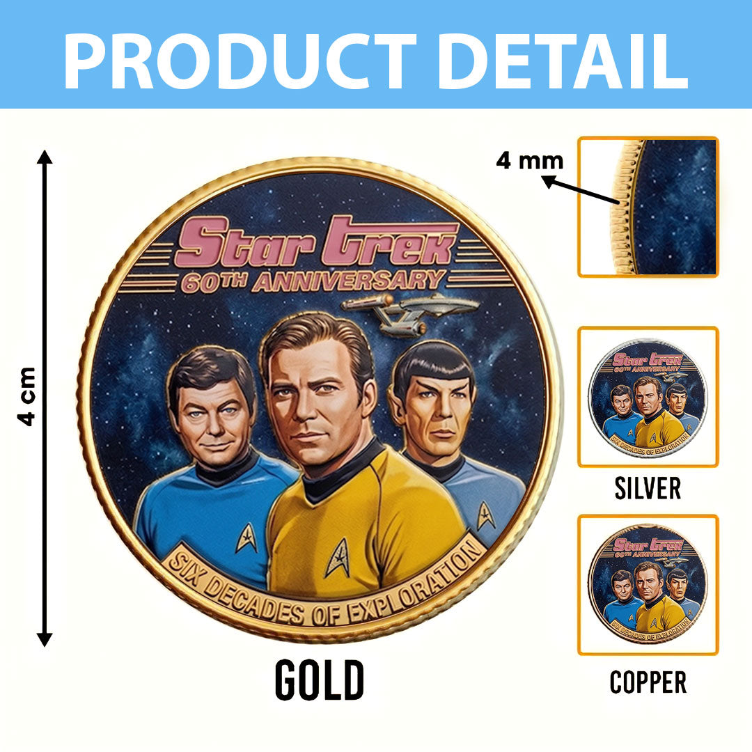Star Trek 60th Anniversary Commemorative Coin – TMTHU7867