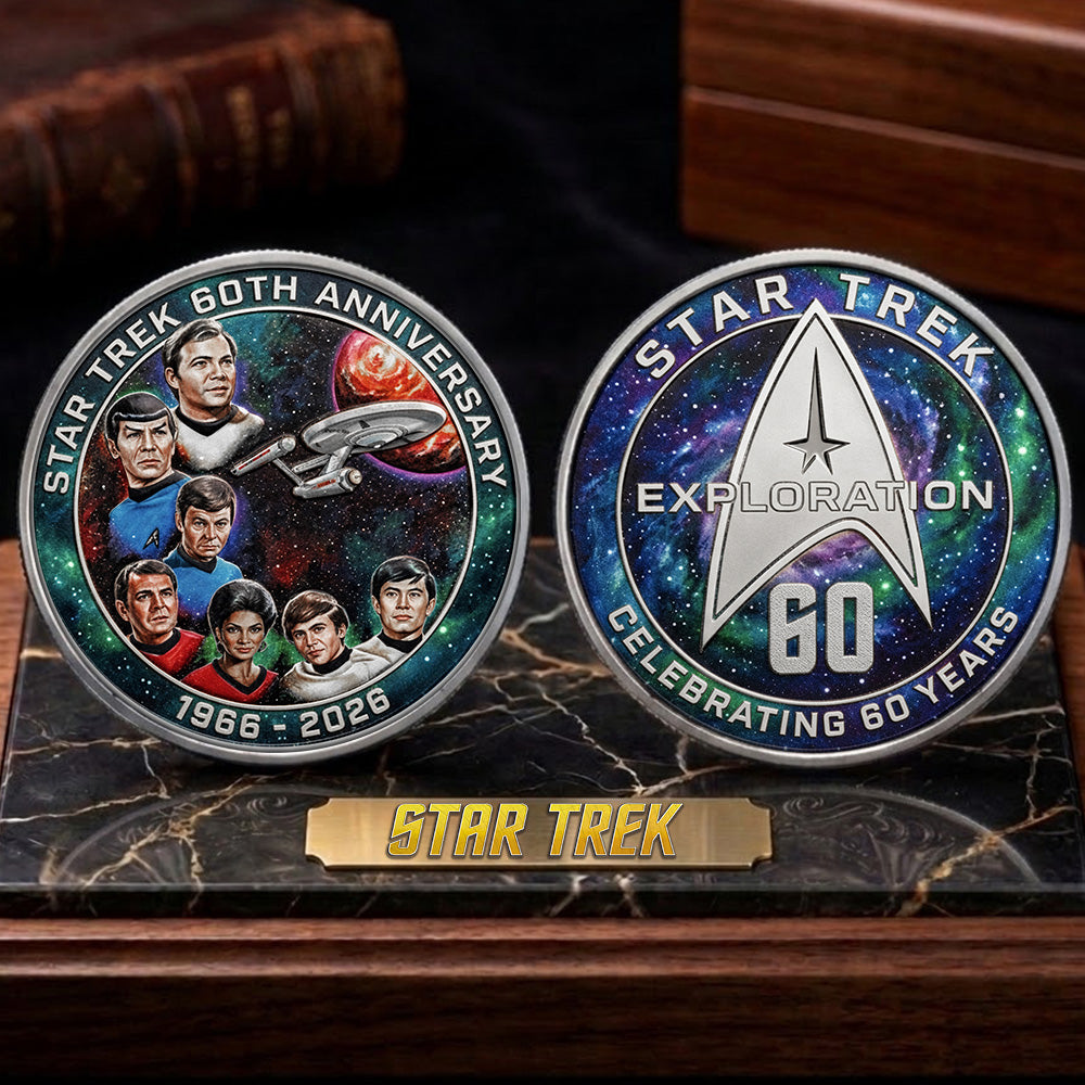 Star Trek 60th Anniversary Commemorative Coin – TMTHU8134