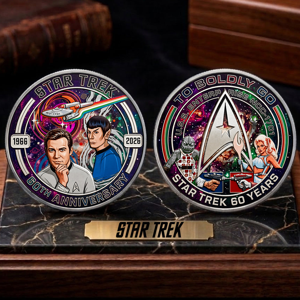 Star Trek 60th Anniversary Commemorative Coin – TMTHU8135