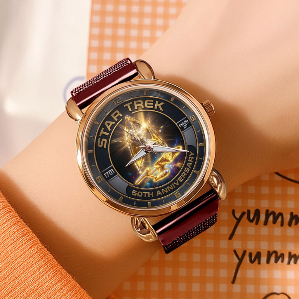 Star Trek 60th Anniversary Mesh Strap Quartz Watch - TMTHU7625