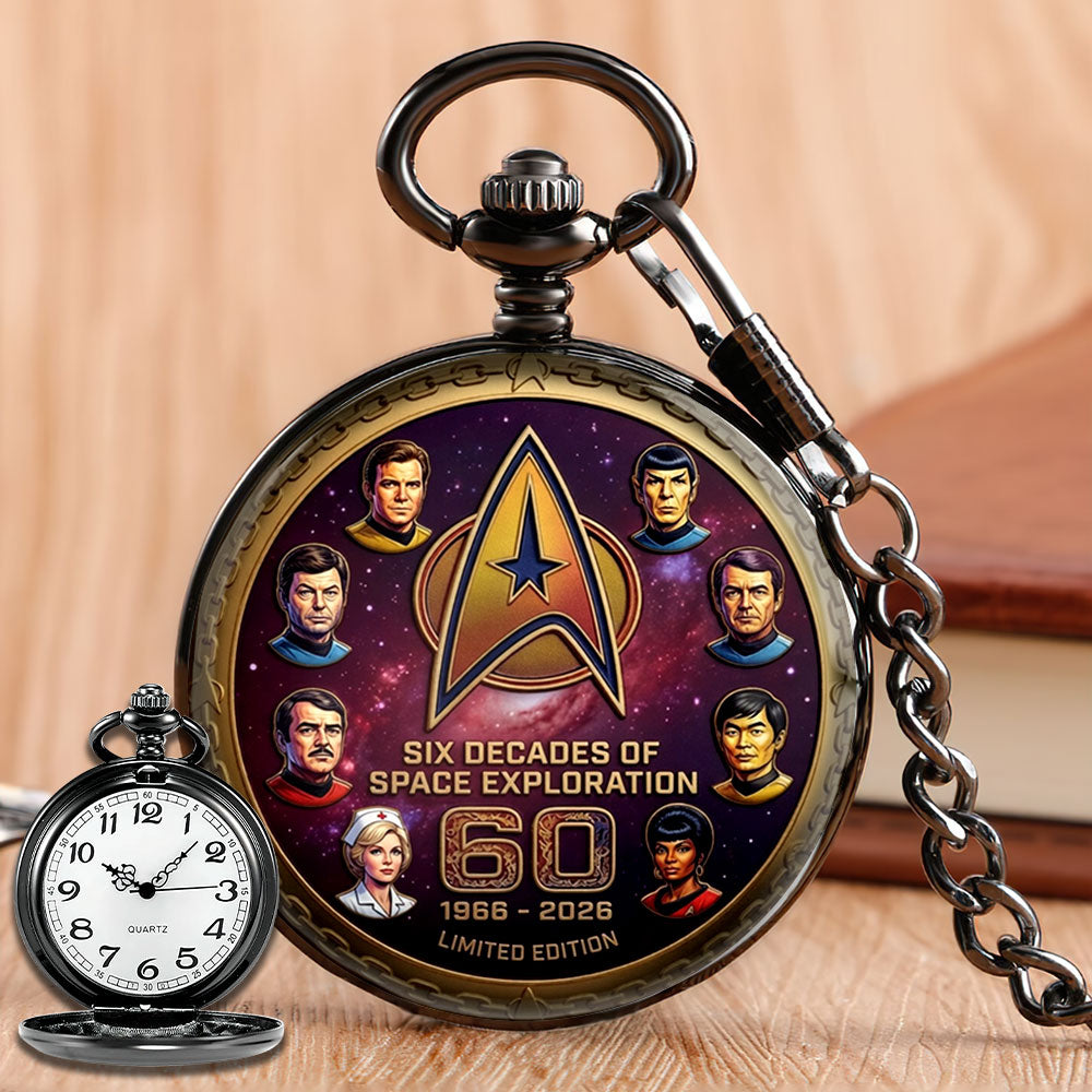 Star Trek 60th Anniversary Pocket Watch - TMTHU6025