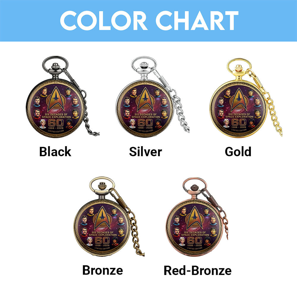 Star Trek 60th Anniversary Pocket Watch - TMTHU6025