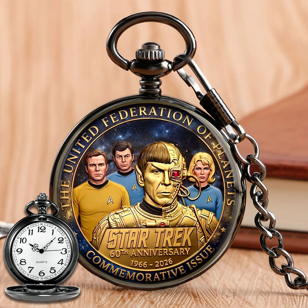 Star Trek 60th Anniversary Pocket Watch - TMTHU8949