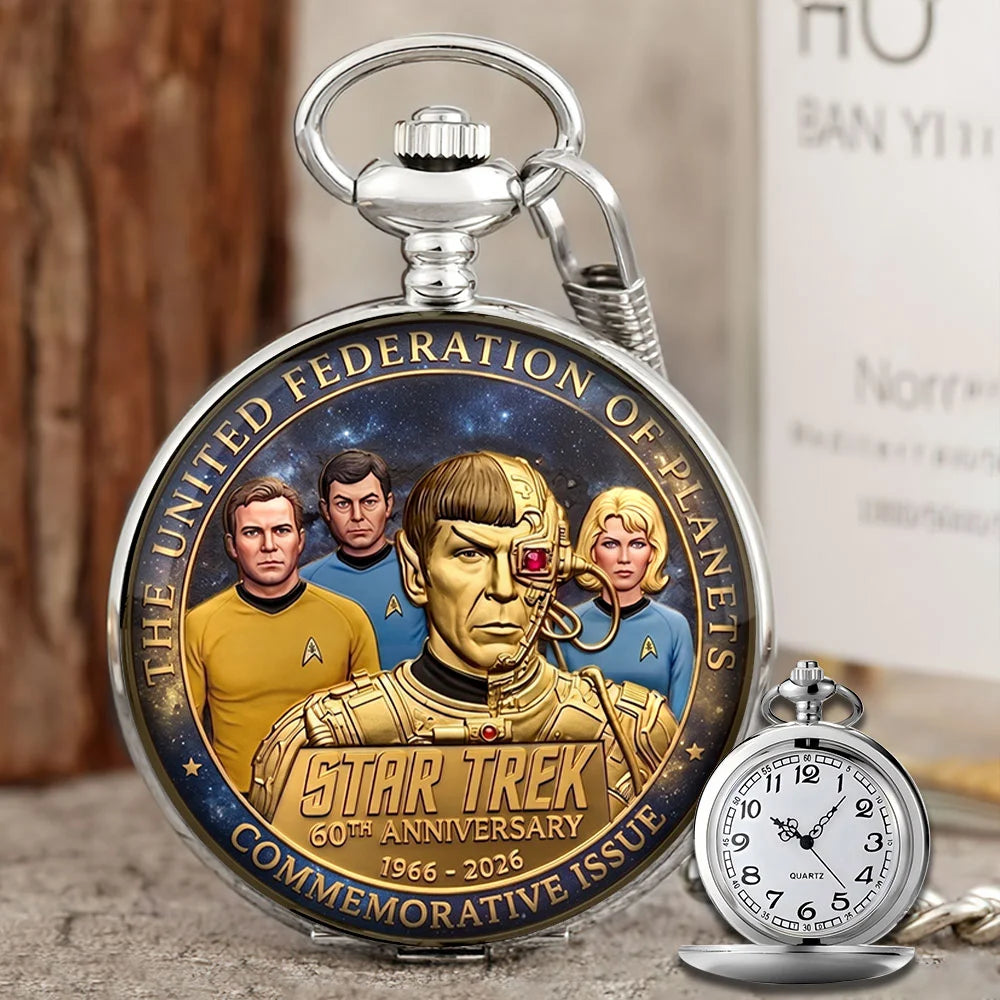 Star Trek 60th Anniversary Pocket Watch - TMTHU8949