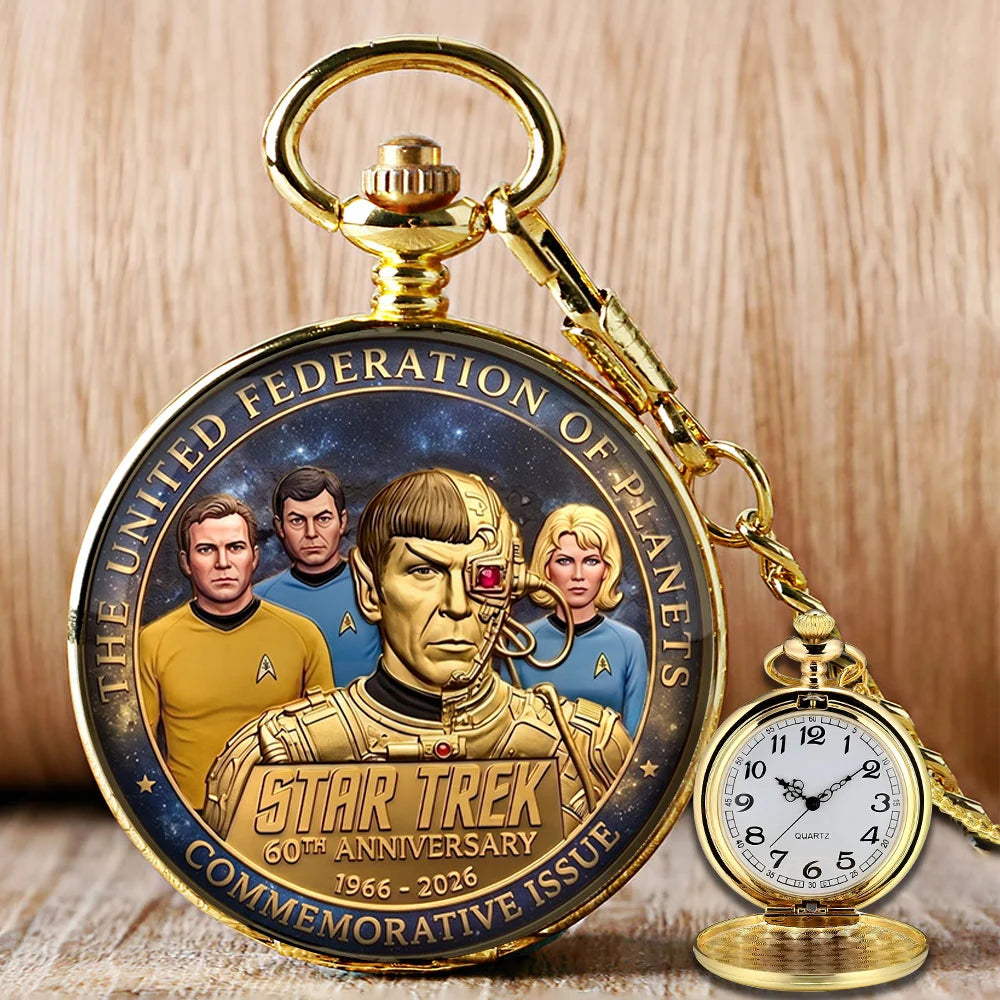 Star Trek 60th Anniversary Pocket Watch - TMTHU8949