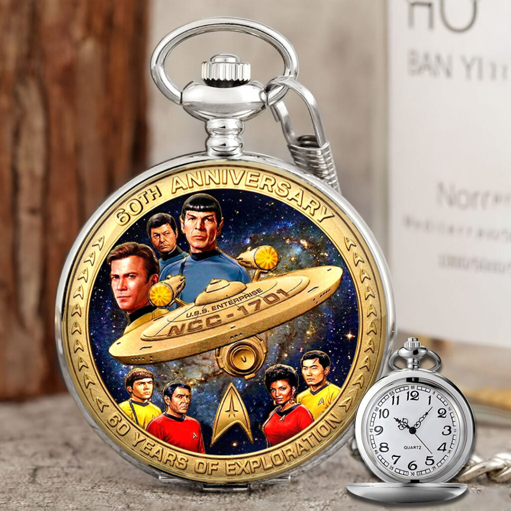 Star Trek 60th Anniversary Pocket Watch - HOATT17014