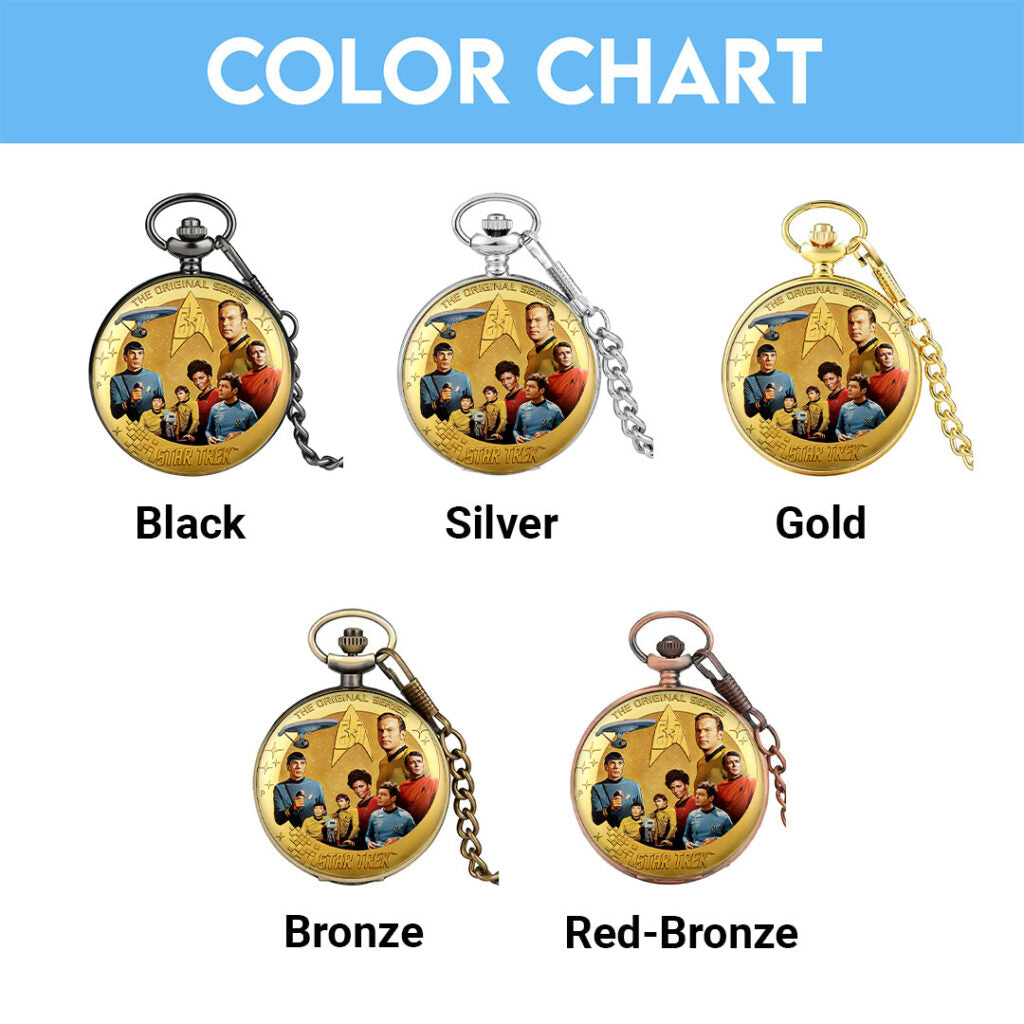Star Trek 60th Anniversary Pocket Watch - HOATT17015