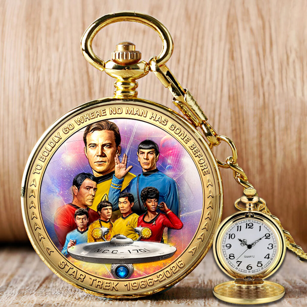 Star Trek 60th Anniversary Pocket Watch - HOATT17185
