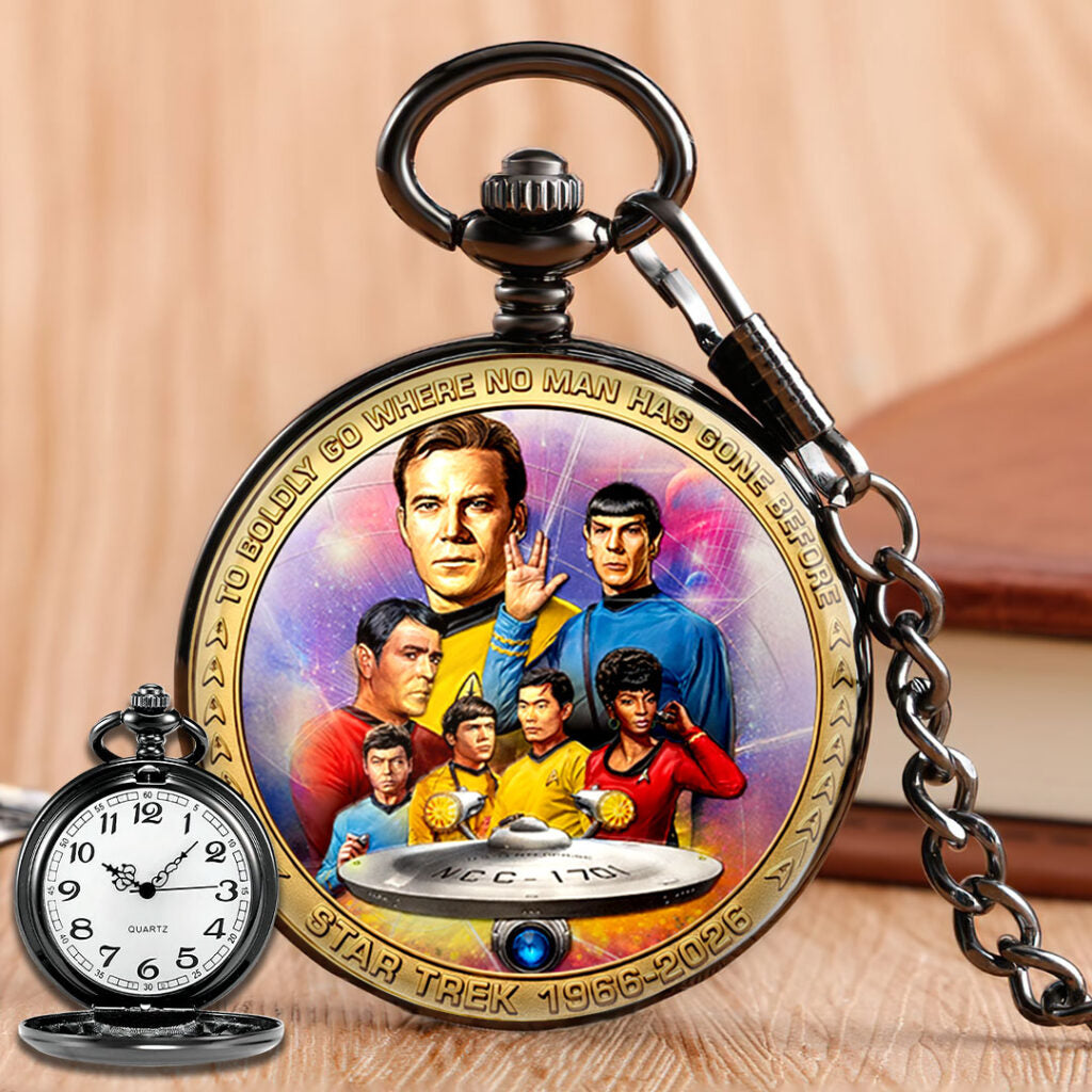 Star Trek 60th Anniversary Pocket Watch - HOATT17185