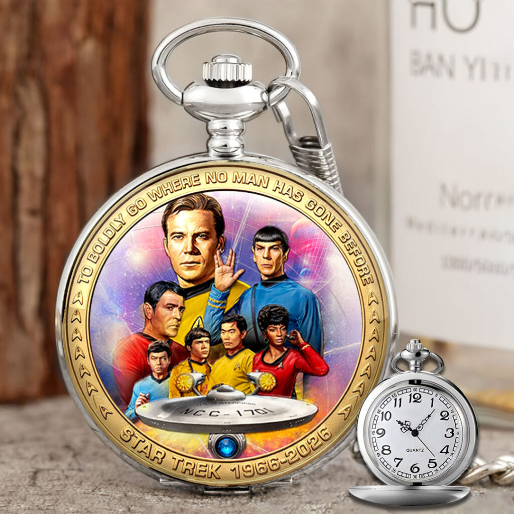 Star Trek 60th Anniversary Pocket Watch - HOATT17185