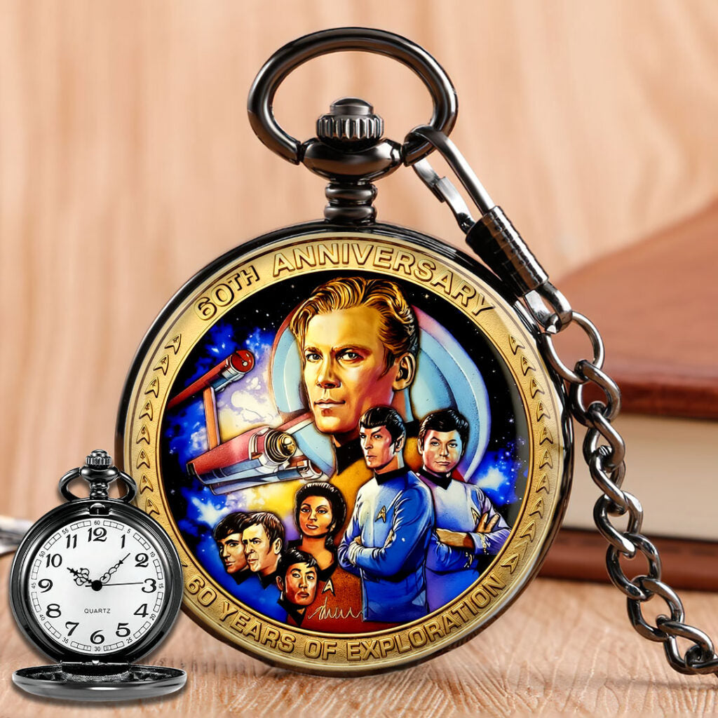 Star Trek 60th Anniversary Pocket Watch - HOATT17519