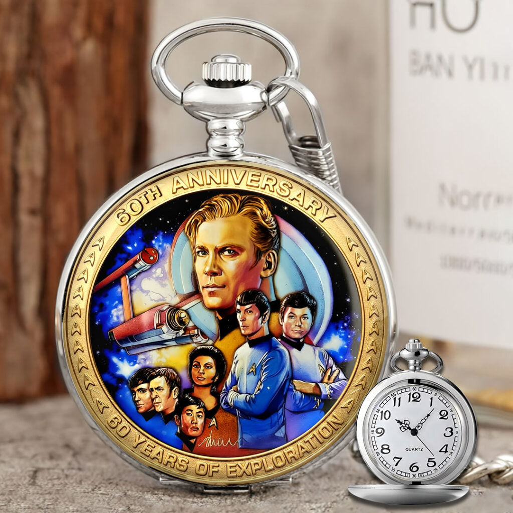 Star Trek 60th Anniversary Pocket Watch - HOATT17519