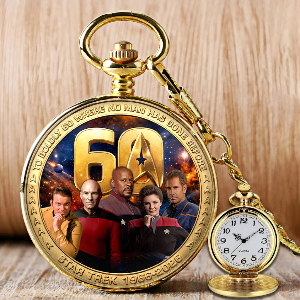 Star Trek 60th Anniversary Pocket Watch - HOATT17679