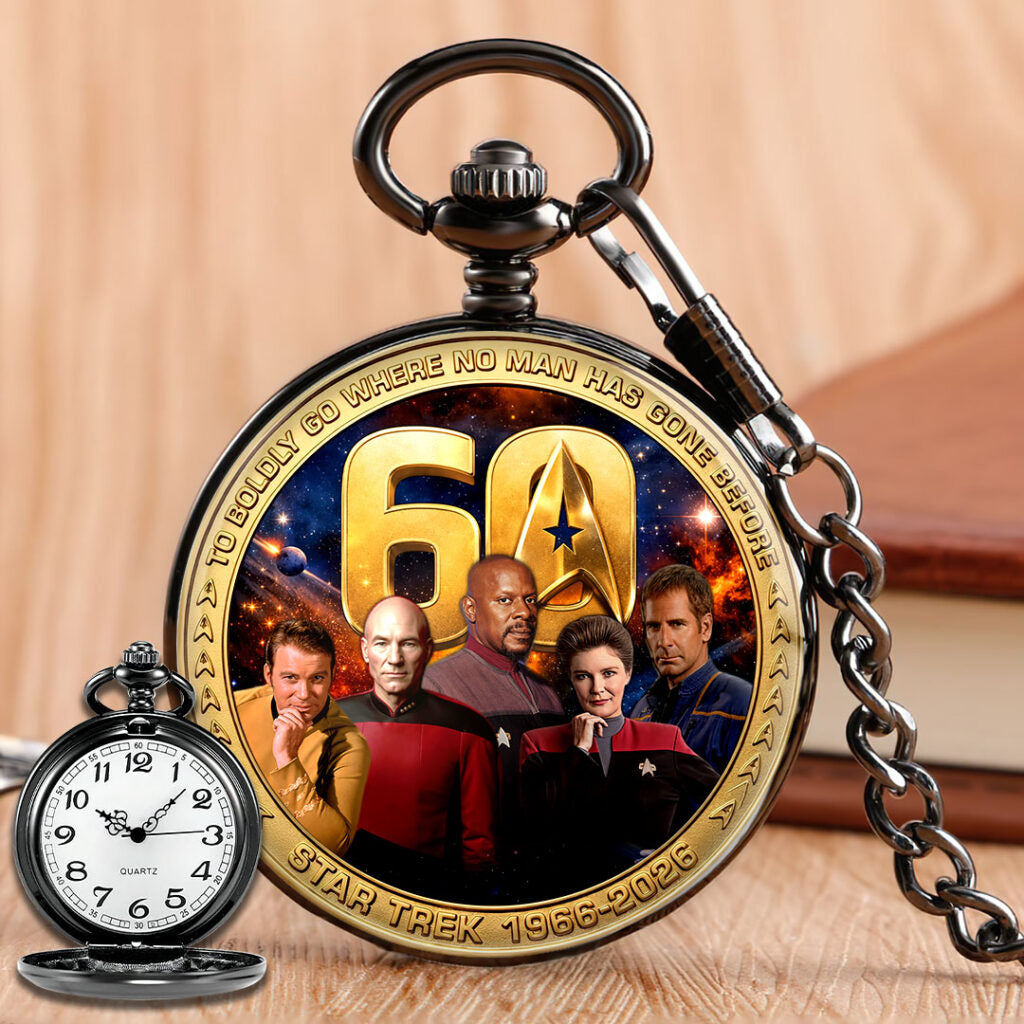 Star Trek 60th Anniversary Pocket Watch - HOATT17679