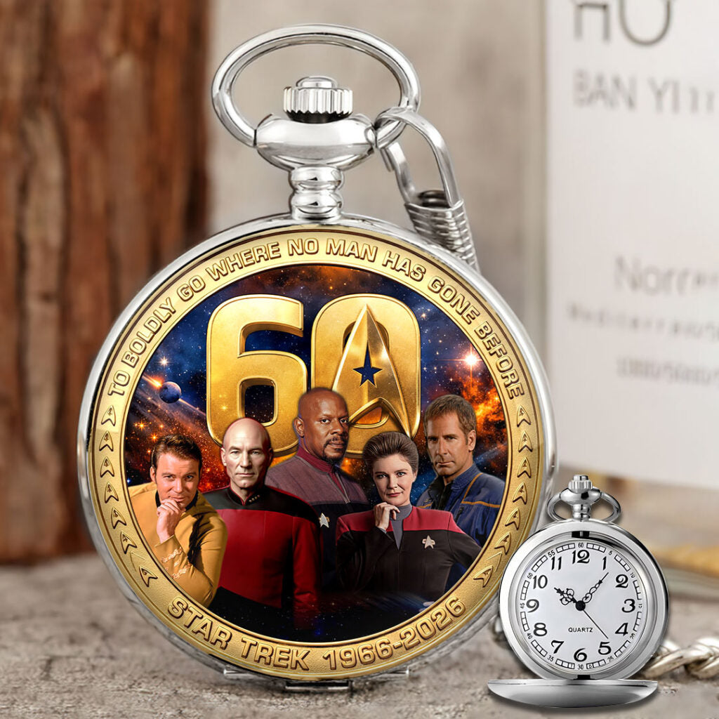 Star Trek 60th Anniversary Pocket Watch - HOATT17679