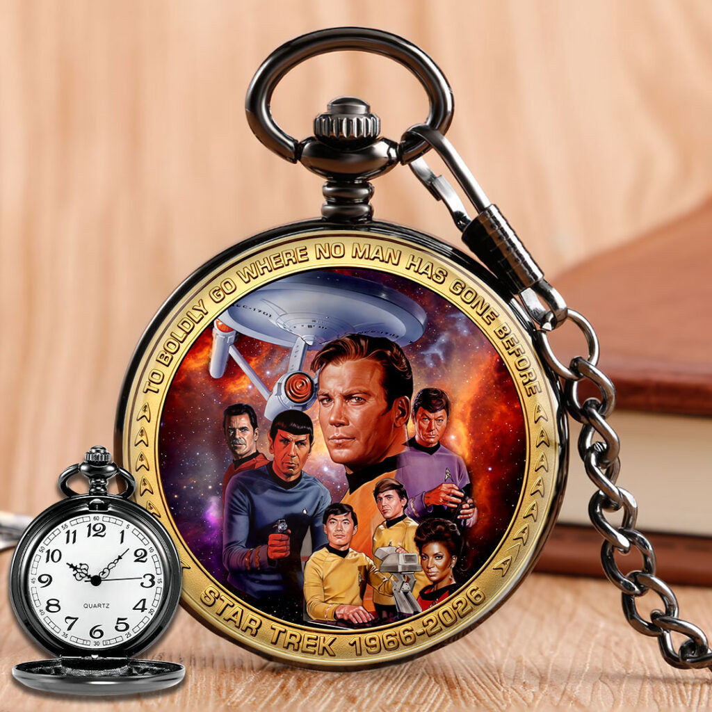 Star Trek 60th Anniversary Pocket Watch - HOATT17715