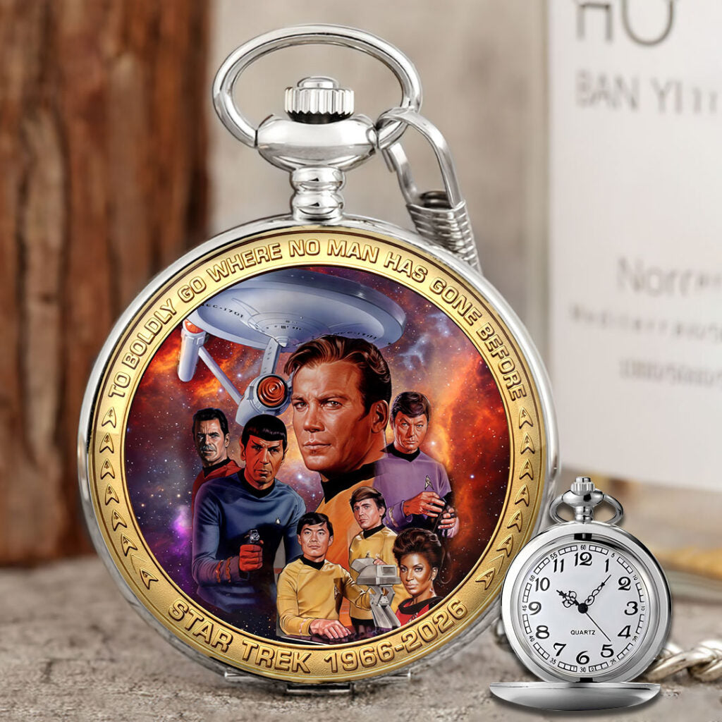 Star Trek 60th Anniversary Pocket Watch - HOATT17715