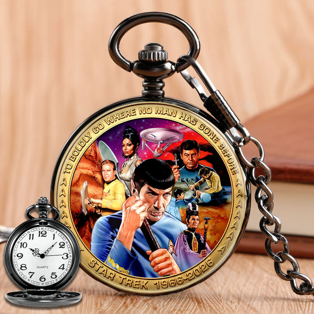 Star Trek 60th Anniversary Pocket Watch - HOATT17730