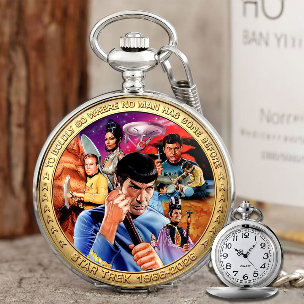 Star Trek 60th Anniversary Pocket Watch - HOATT17730