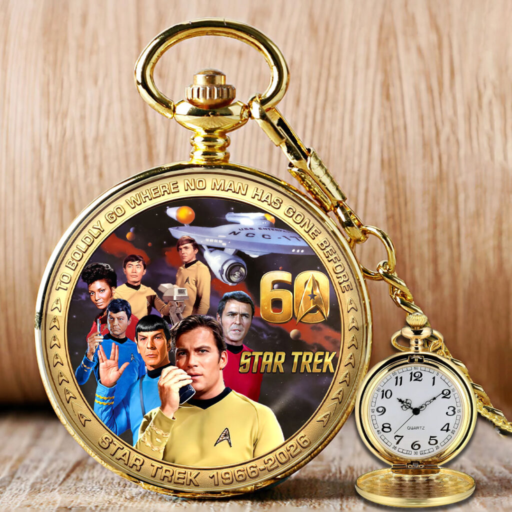 Star Trek 60th Anniversary Pocket Watch - HOATT17884