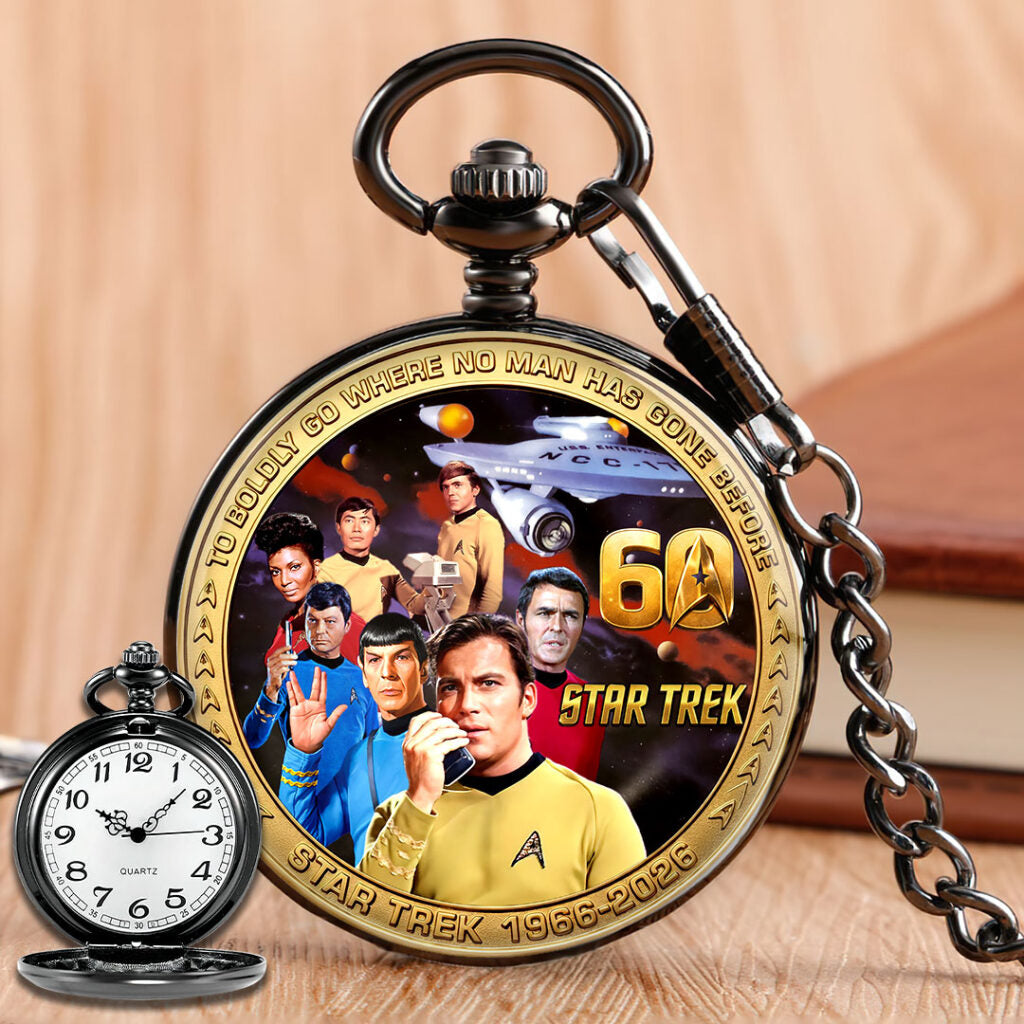 Star Trek 60th Anniversary Pocket Watch - HOATT17884