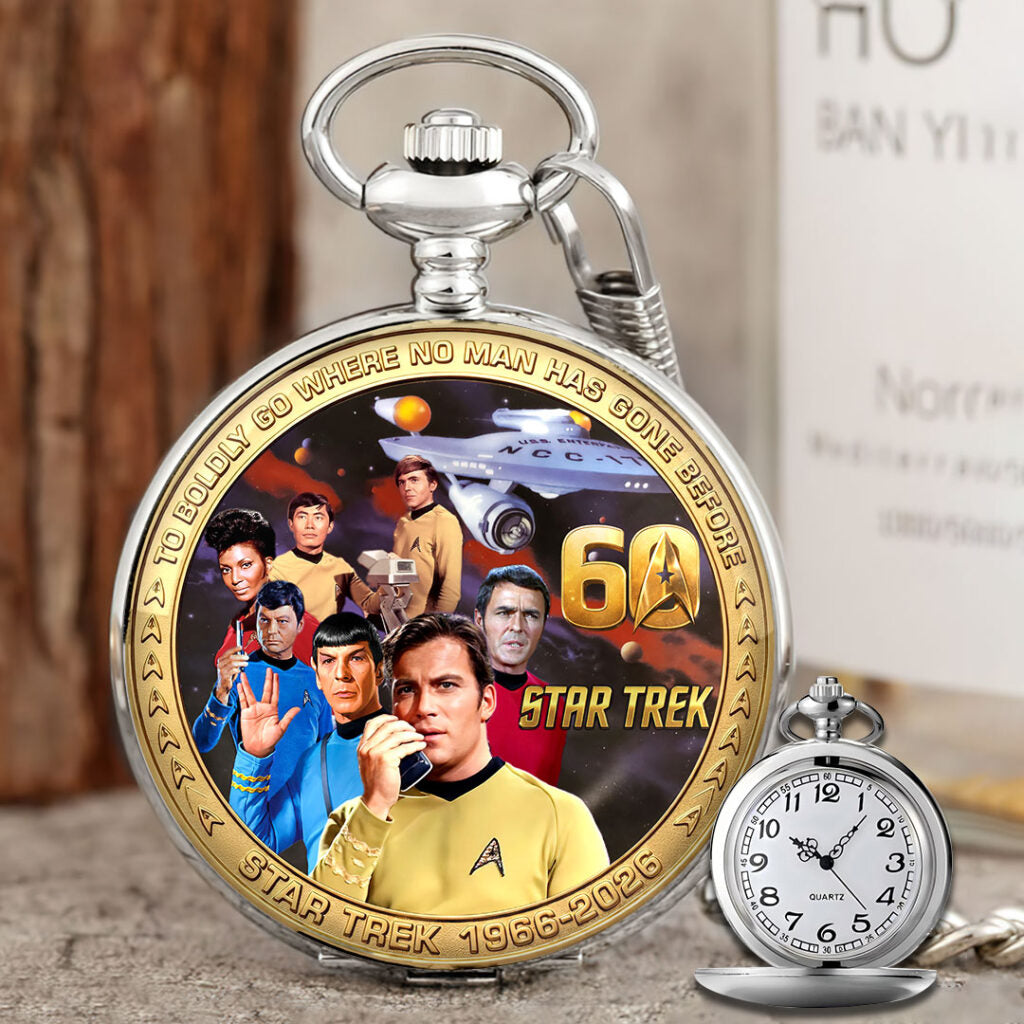 Star Trek 60th Anniversary Pocket Watch - HOATT17884