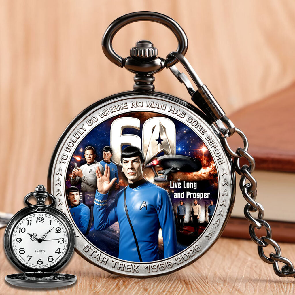 Star Trek 60th Anniversary Pocket Watch - HOATT19943