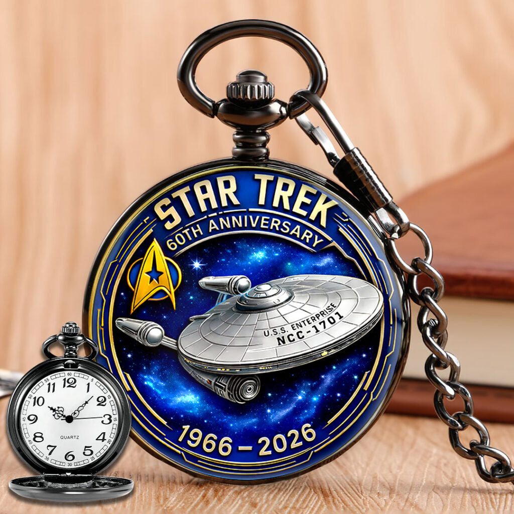 Star Trek 60th Anniversary Pocket Watch - HOATT16533