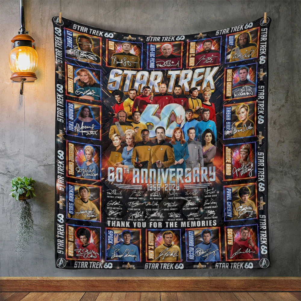 Star Trek 60th Anniversary Quilt Blanket - TMTHU8891