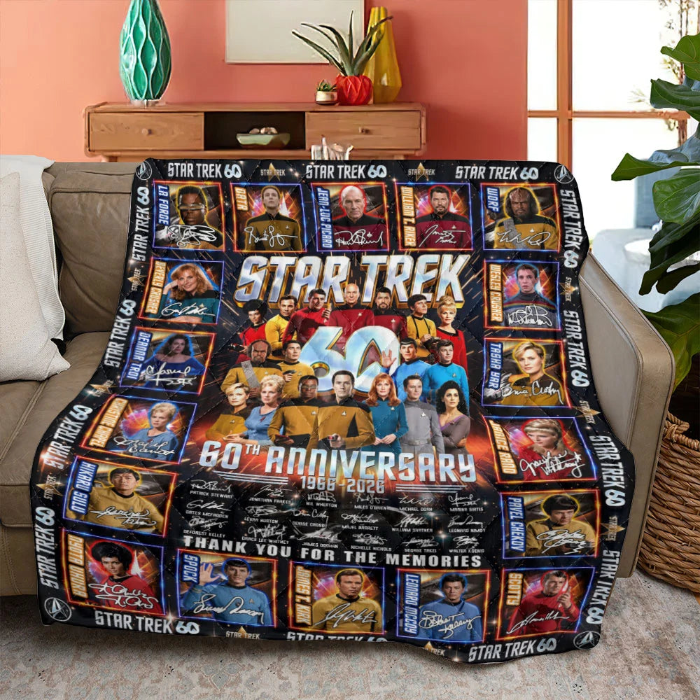 Star Trek 60th Anniversary Quilt Blanket - TMTHU8891