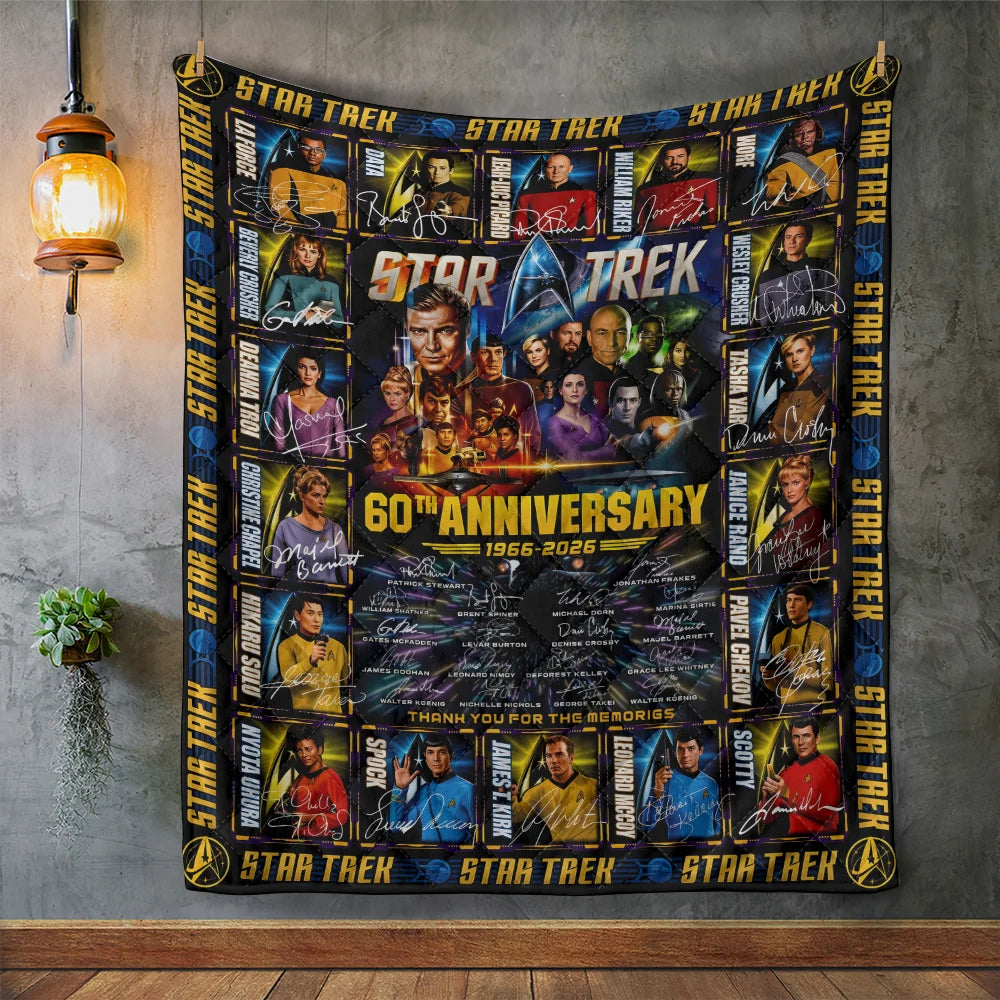 Star Trek 60th Anniversary Quilt Blanket - TMTHU8896