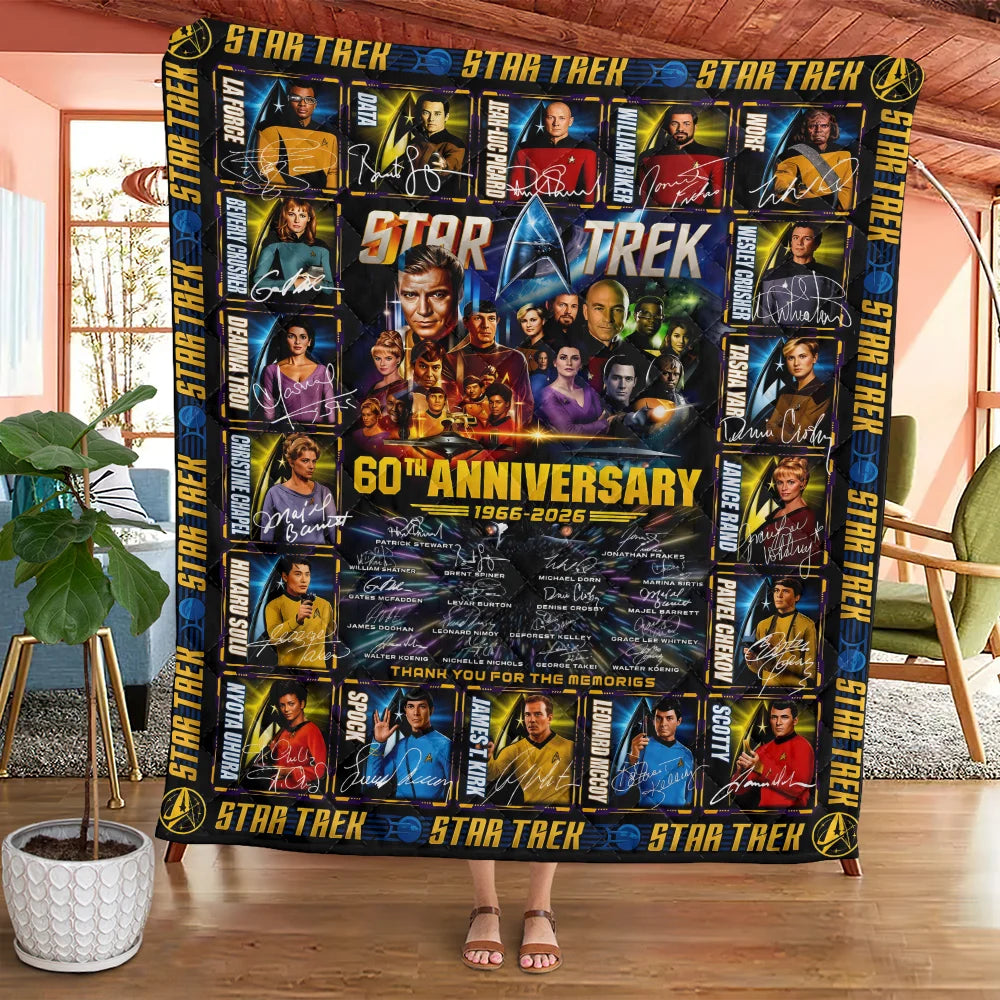 Star Trek 60th Anniversary Quilt Blanket - TMTHU8896