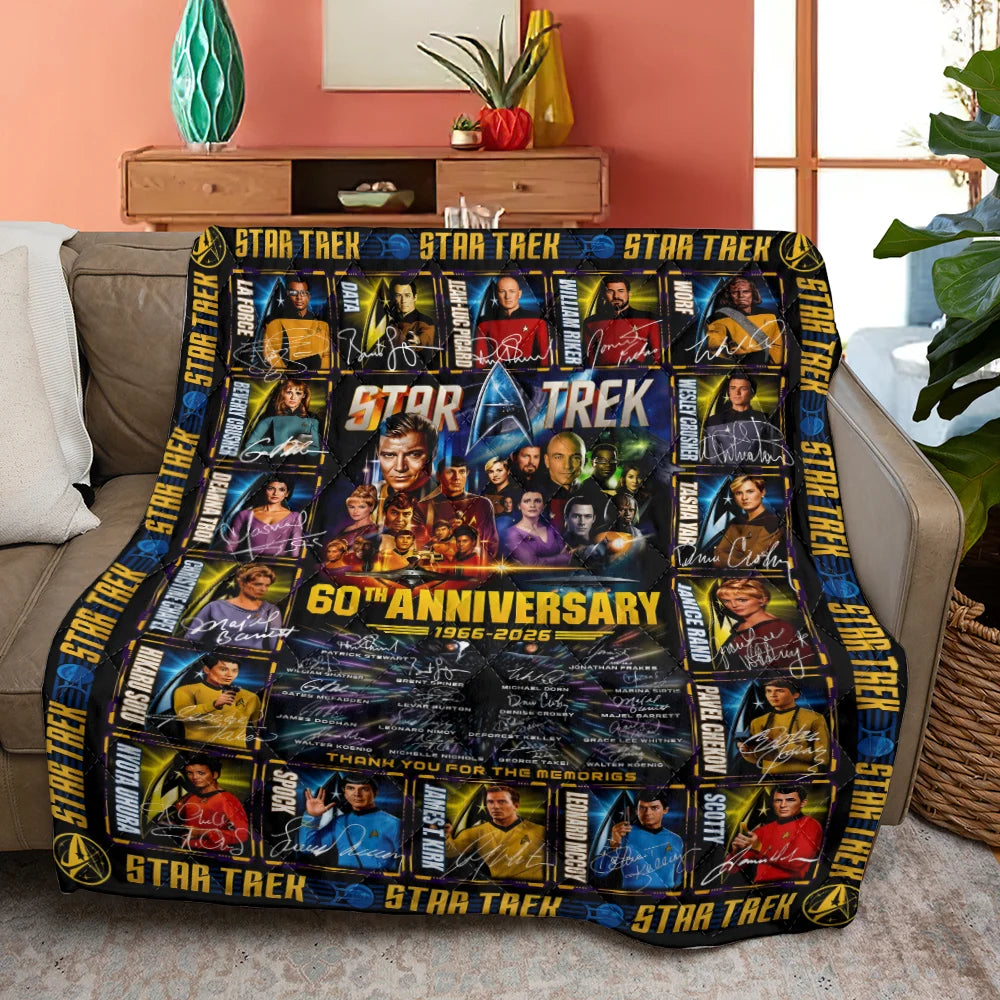 Star Trek 60th Anniversary Quilt Blanket - TMTHU8896