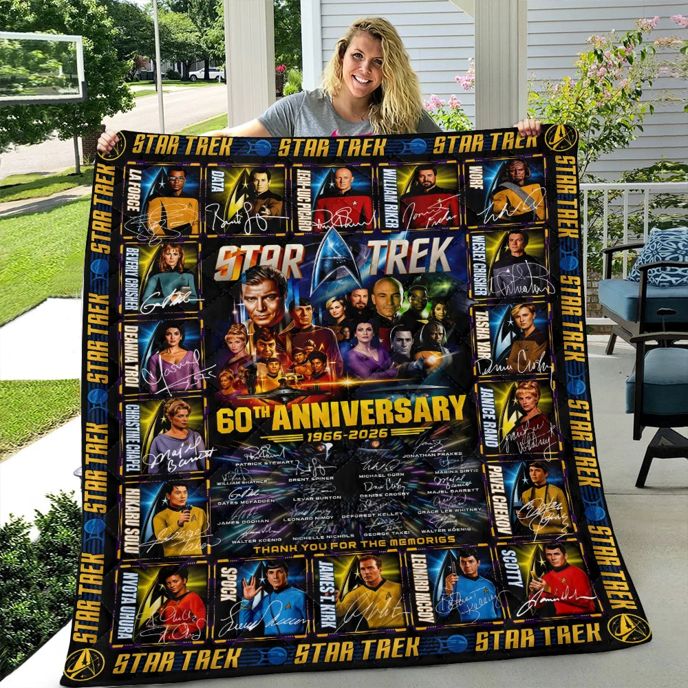 Star Trek 60th Anniversary Quilt Blanket - TMTHU8896