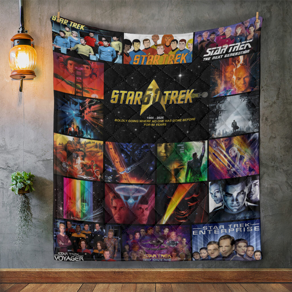 Star Trek 60th Anniversary Quilt Blanket - HOATT15906