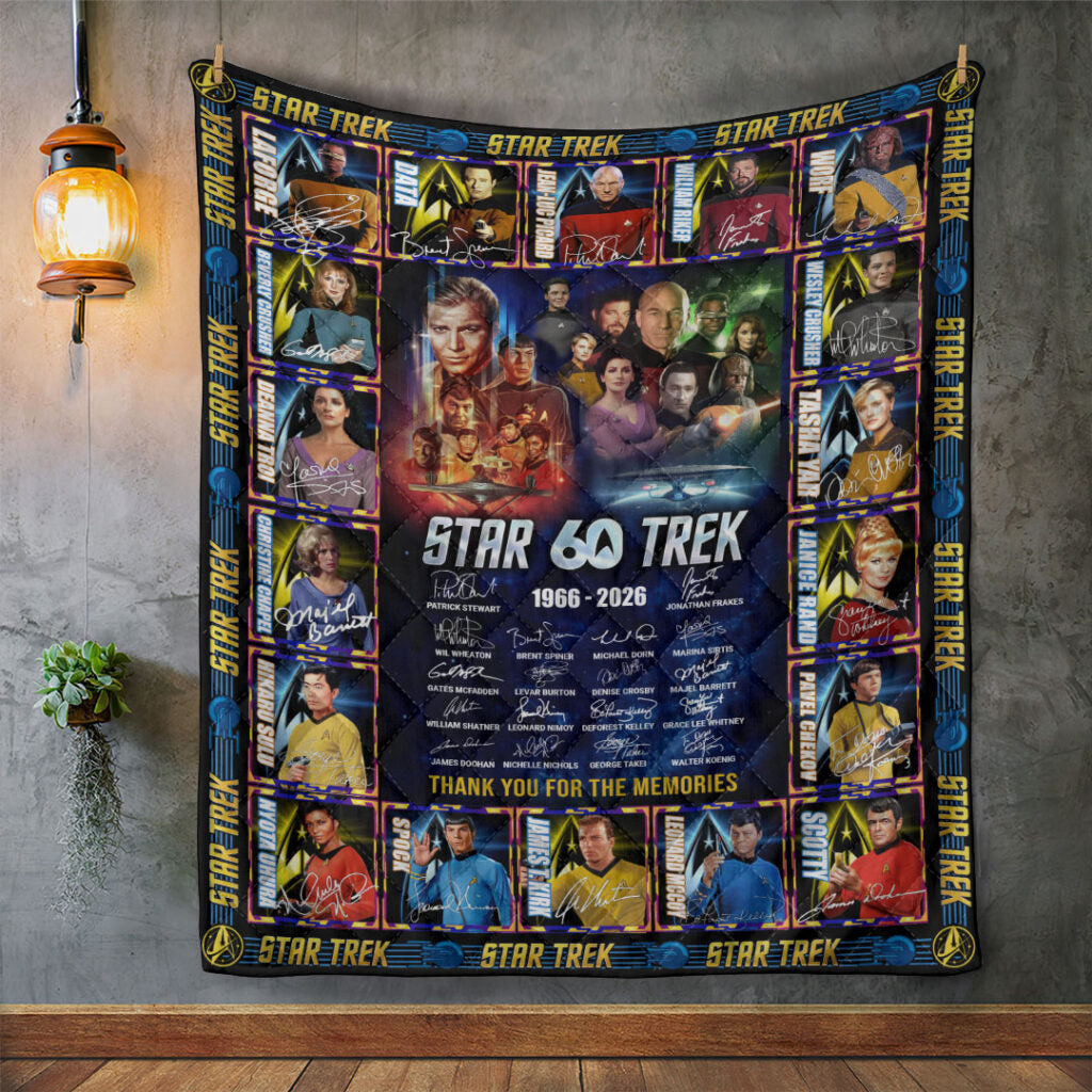 Star Trek 60th Anniversary Quilt Blanket - MAITM14921