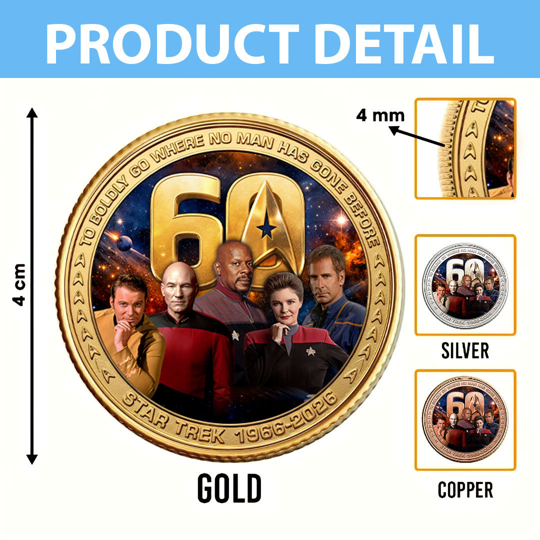 Star Trek 60th Anniversary Commemorative Coin – HOATT17667