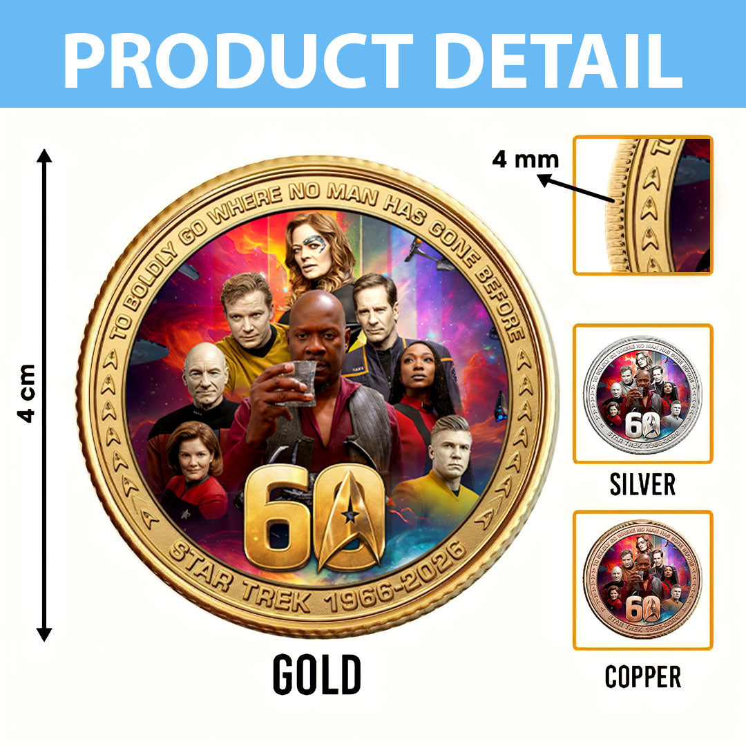 Star Trek 60th Anniversary Commemorative Coin – HOATT17915