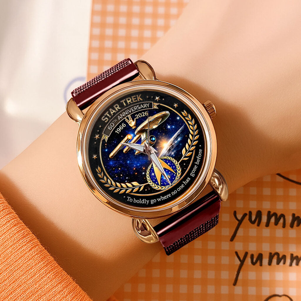 Star Trek 60th Anniversary Mesh Strap Quartz Watch - HOATT16529