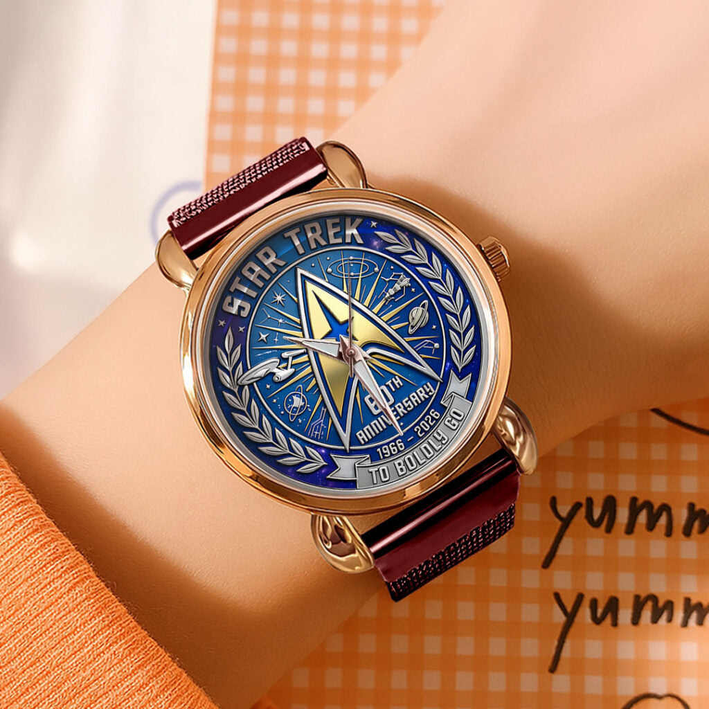 Star Trek 60th Anniversary Mesh Strap Quartz Watch - HOATT16530