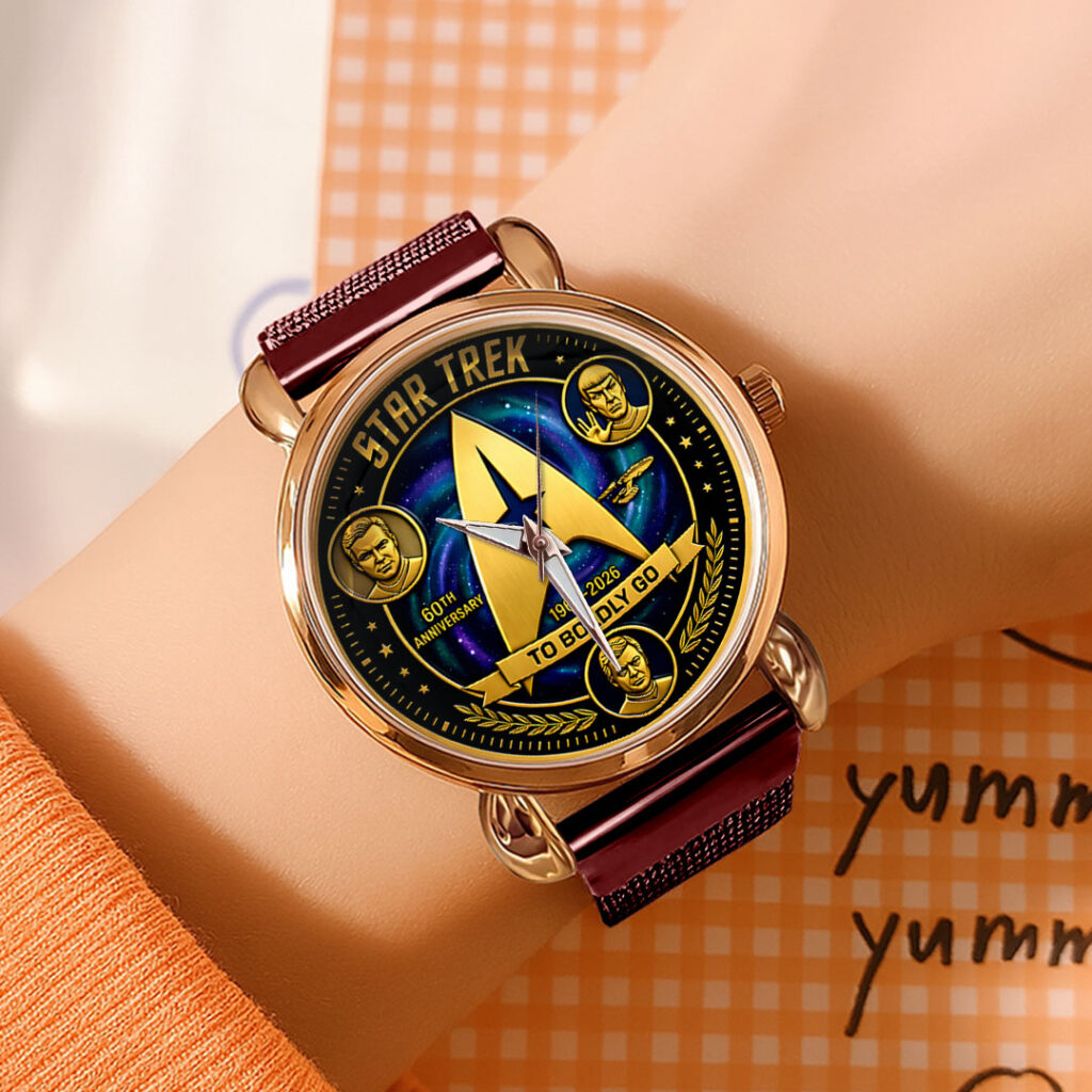 Star Trek 60th Anniversary Mesh Strap Quartz Watch - HOATT16531