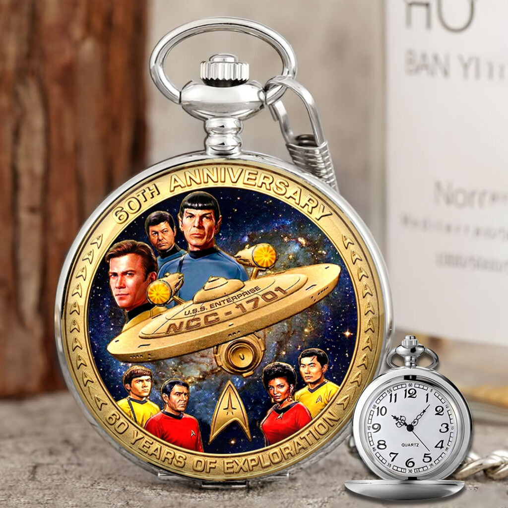 Star Trek 60th Anniversary Pocket Watch - HOATT17004