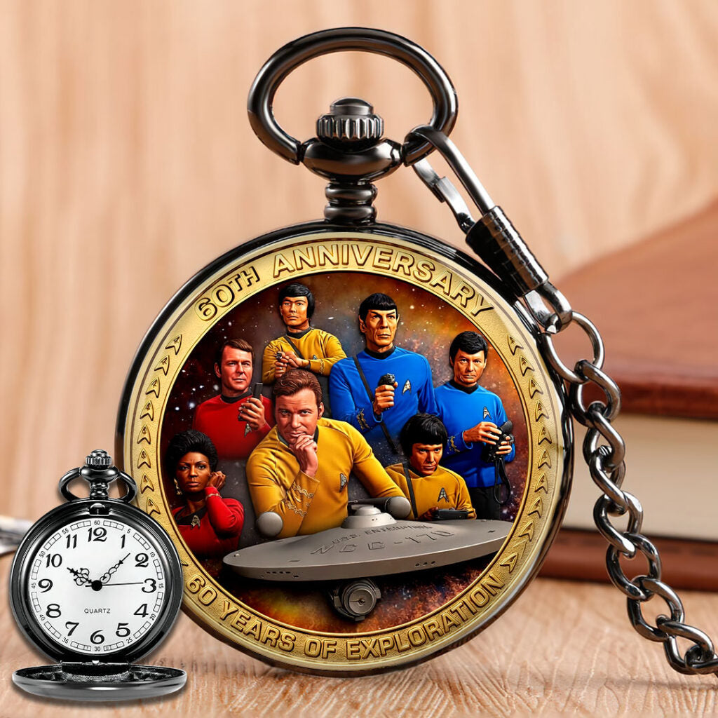Star Trek 60th Anniversary Pocket Watch - HOATT17661
