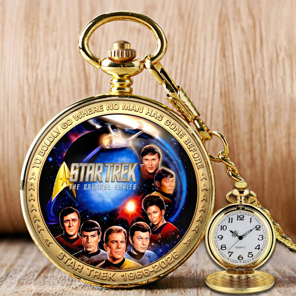 Star Trek 60th Anniversary Pocket Watch - HOATT17854