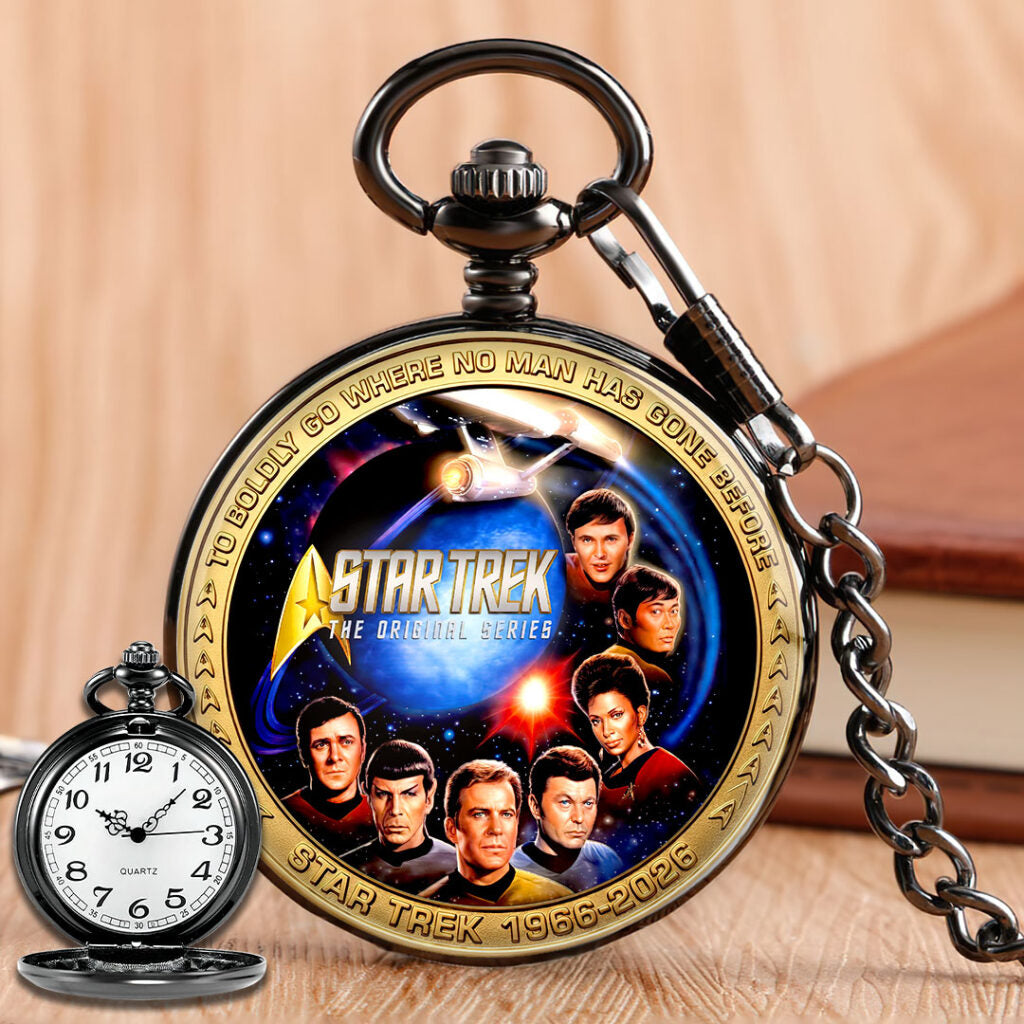 Star Trek 60th Anniversary Pocket Watch - HOATT17854